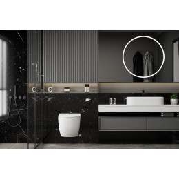 Унитаз ABBER Bequem AC1100MW подвесной белый матовый, безободковый