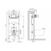 Инсталляция для подвесного унитаза BELBAGNO BB001-120