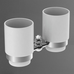 СТАКАН ПОДВЕСНОЙ двойной ART&MAX ANTIC CRYSTAL AM-E-AM-2688SJ