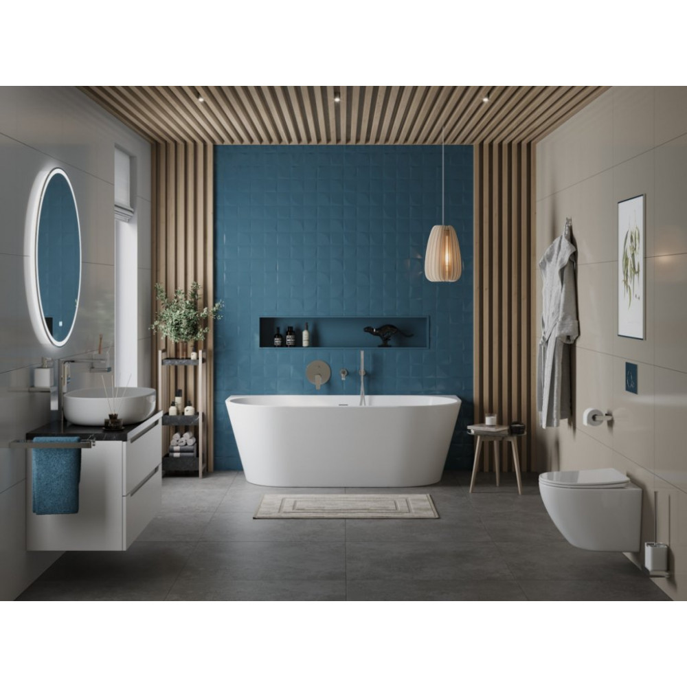 Ванна акриловая пристенная BelBagno BB710