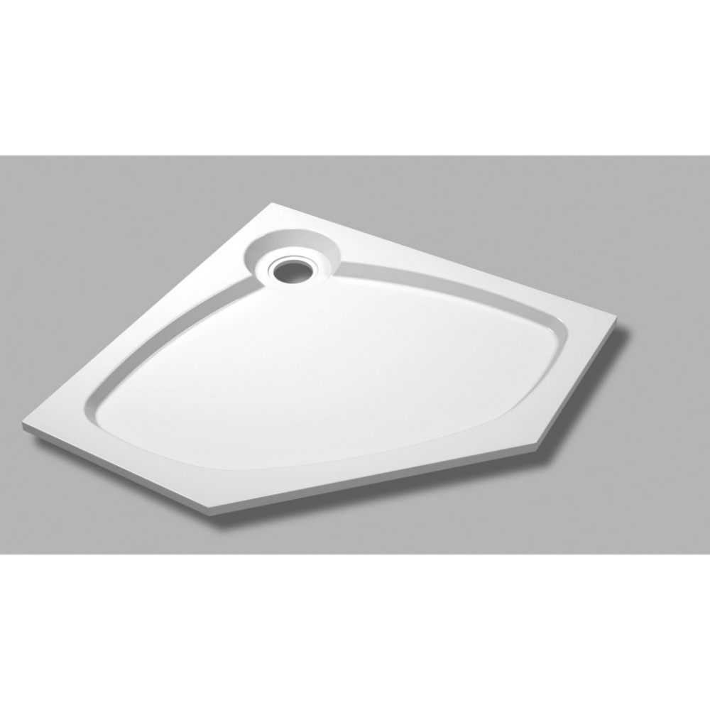 Встраиваемый поддон из искусственного мрамора CEZARES TRAY-S-P-56-W