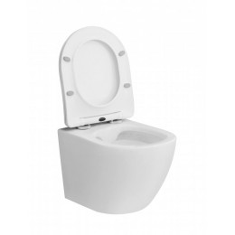 Унитаз подвесной безободковый с сиденьем BelBagno UNO 2.1