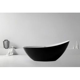 Акриловая ванна ABBER AB9233MB черная матовая