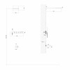 Душевая система ABBER Rund AF8753B скрытого монтажа с изливом, термостат, черная матовая