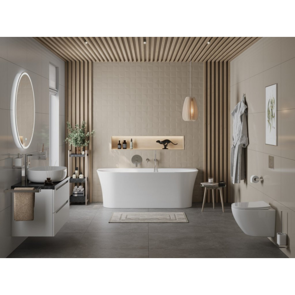 Ванна акриловая пристенная BelBagno BB711