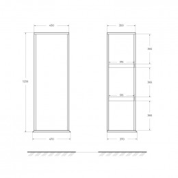 Колонна подвесная CEZARES IDRA