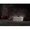 Ванна из искусственного камня ABBER Stein AS9651 L белая матовая