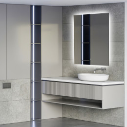 Зеркало ABBER See AG6103S-0.6 с подсветкой, сенсорный выключатель, диммер