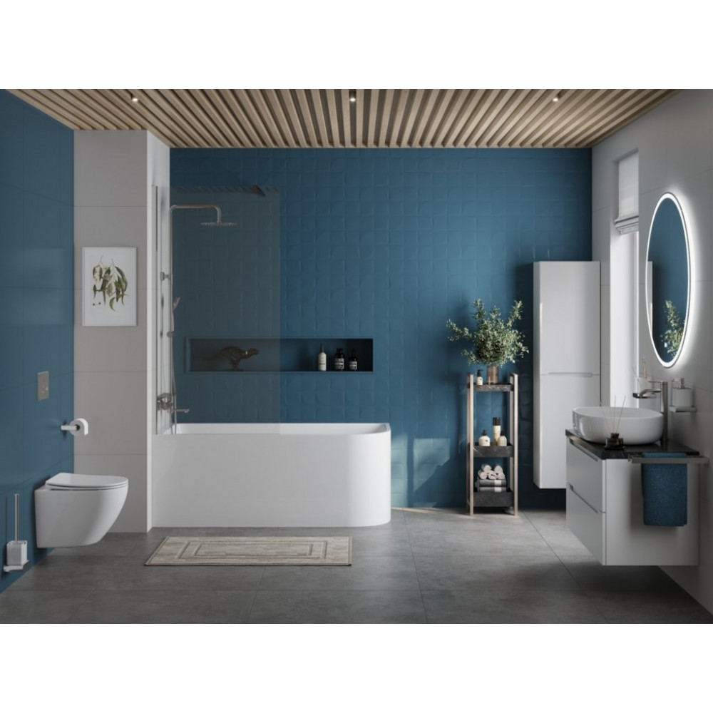 Ванна акриловая угловая BelBagno BB712