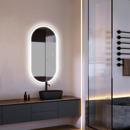 Зеркало ABBER Kontur AG6303S-1.0 с подсветкой, сенсорный выключатель, диммер