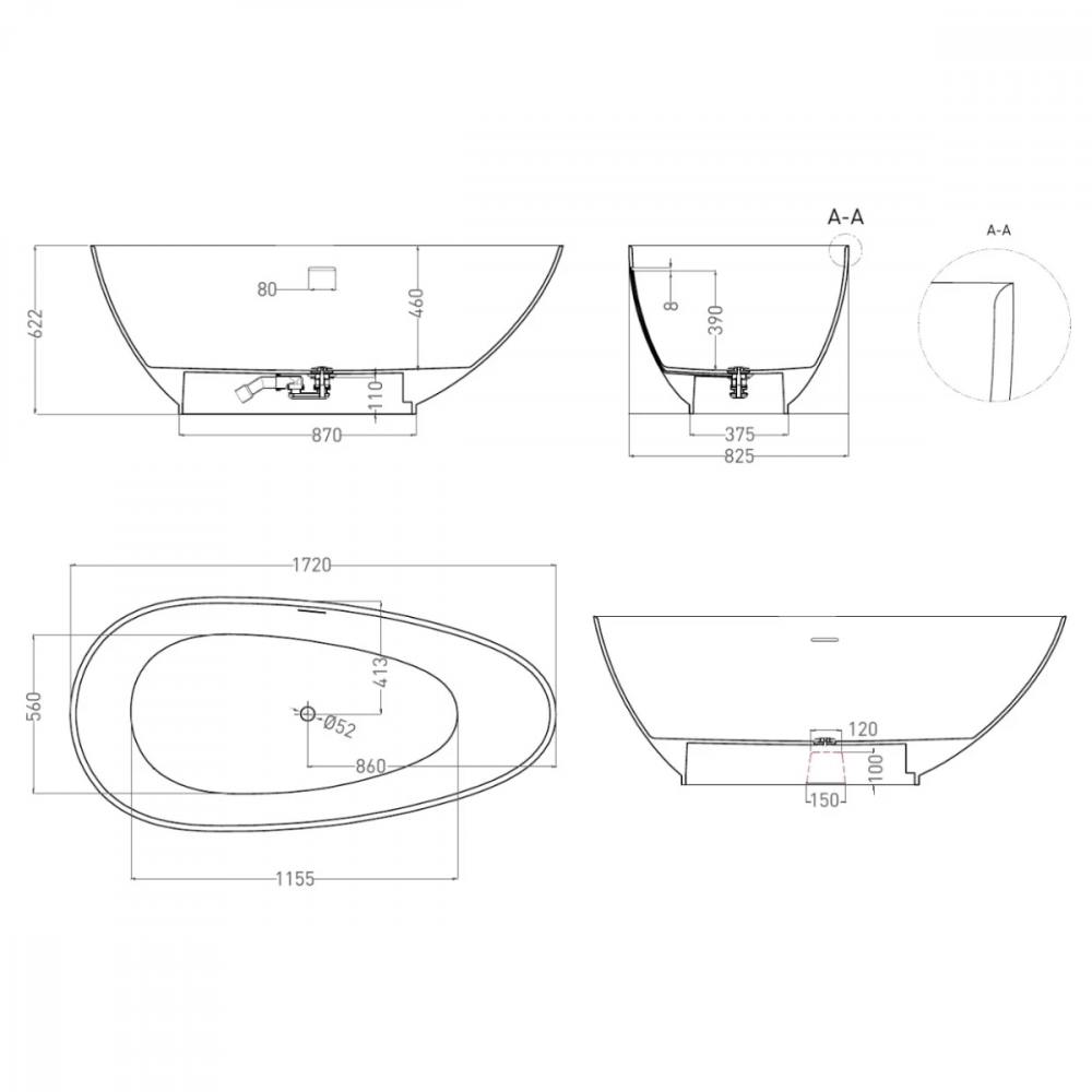 PAOLA 172x82 Classic
