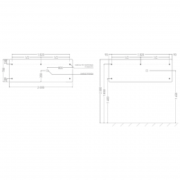 Зеркало для ванной OMBRA с LED подсветкой
