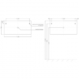 Зеркало для ванной OMBRA с LED подсветкой