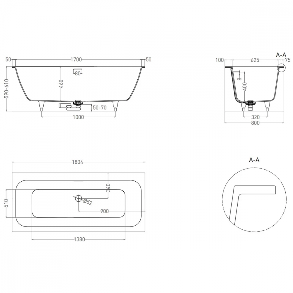 ORLANDA AXIS KIT 180x80