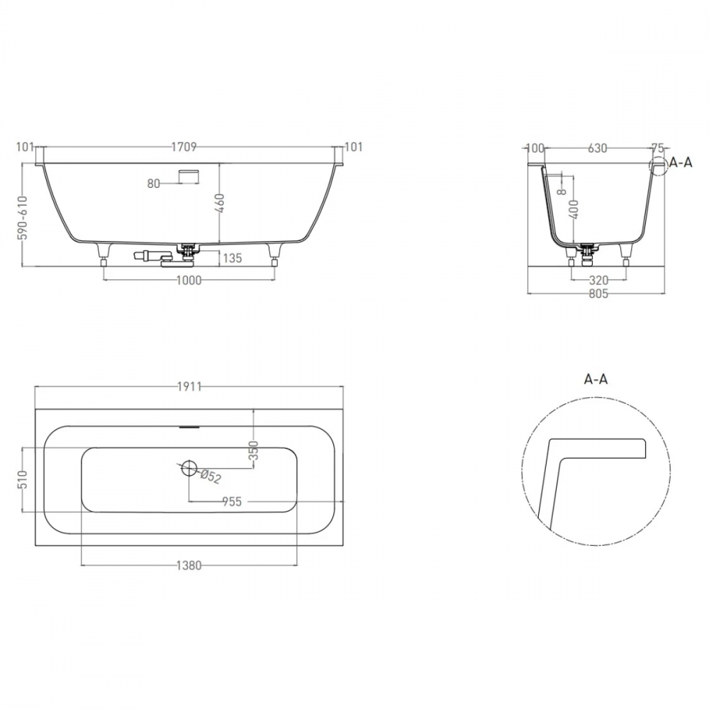 ORLANDA AXIS KIT 190x80