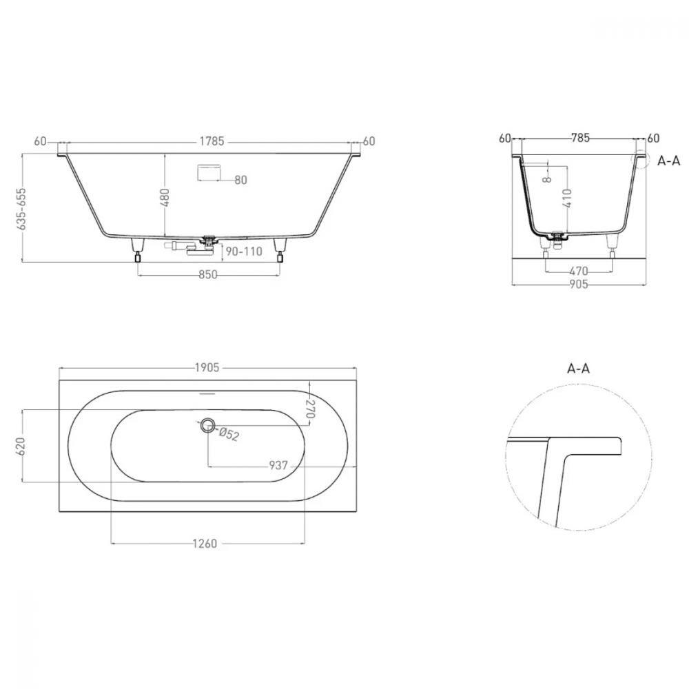 ORNELLA AXIS KIT 190x90