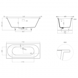 ORNELLA AXIS KIT 170x75