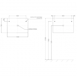 Зеркало для ванной OMBRA с LED подсветкой