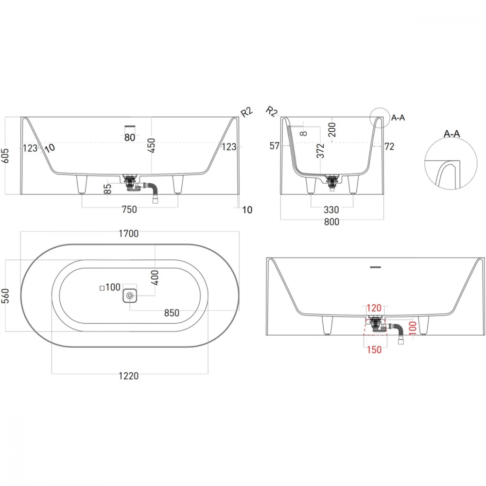 PERLA 170x80