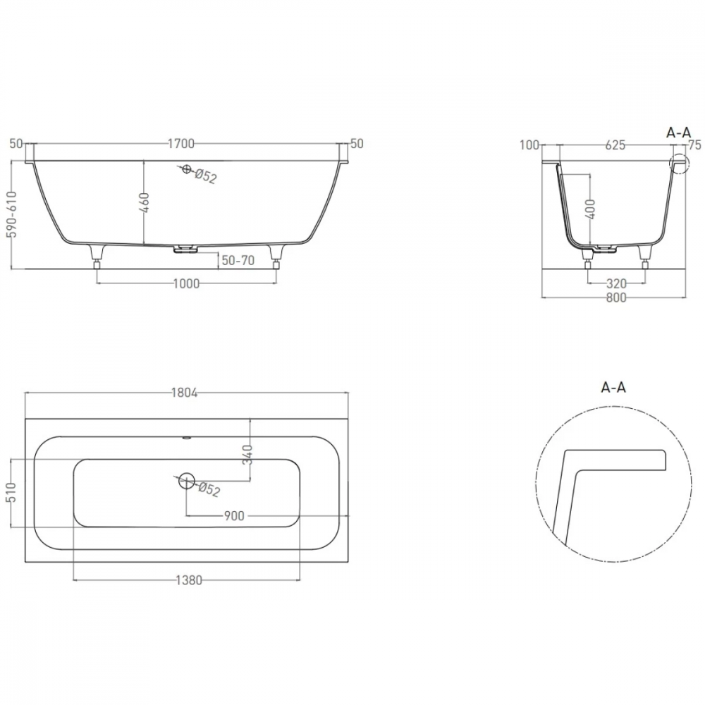 ORLANDA AXIS 180x80