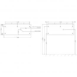 Зеркало для ванной OMBRA с LED подсветкой