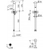 Смеситель для раковины CEZARES LEAF-LSM2-L