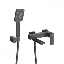 Смеситель для ванны и душа в комплекте с ручным душем, шлангом и держателем CEZARES SLIDER-VD