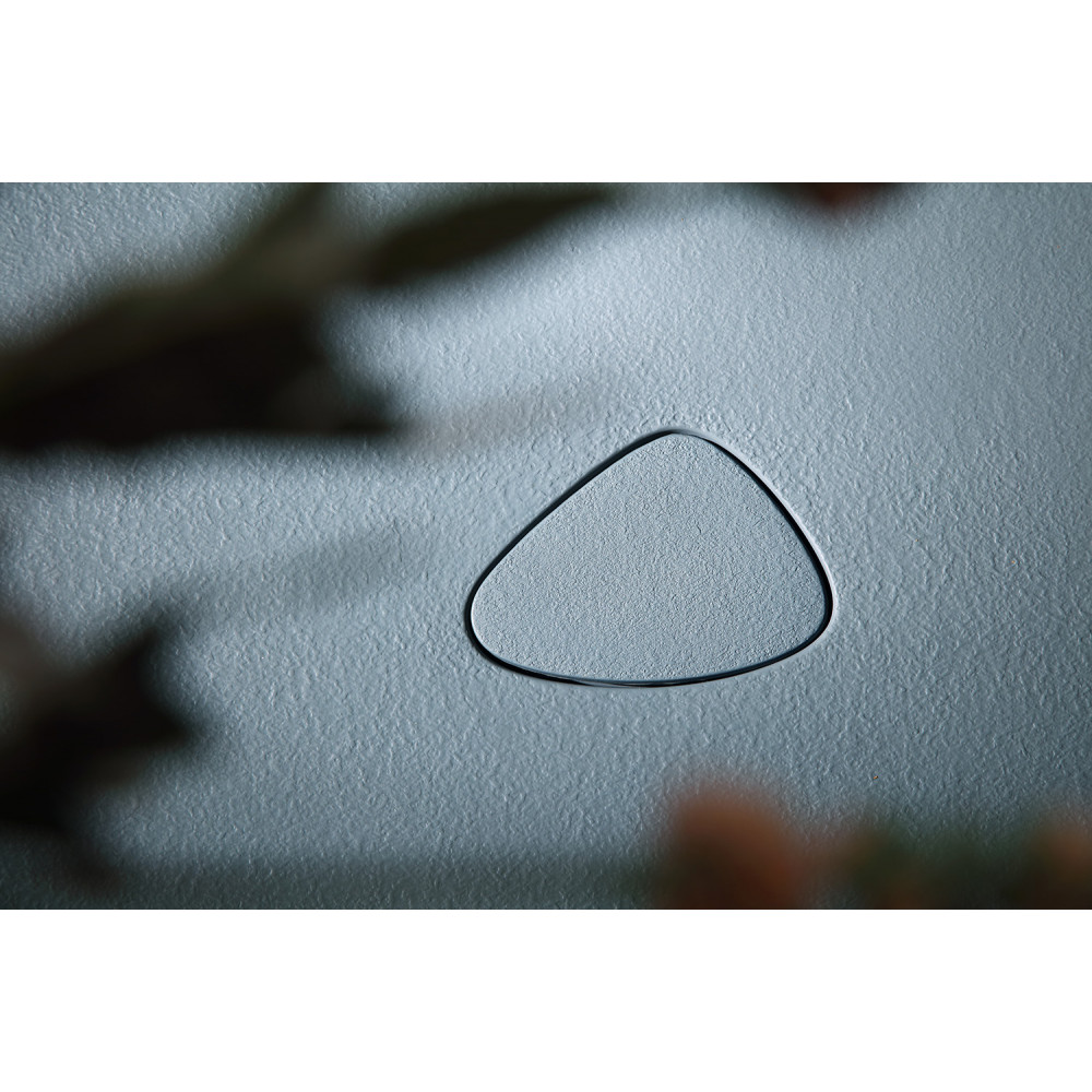 Ванна из искусственного камня ABBER Dortmund AM9911G серая матовая