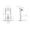Инсталляция для подвесного унитаза BELBAGNO BB026