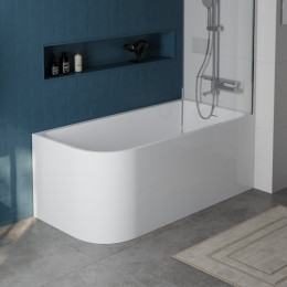 Ванна акриловая угловая BelBagno BB712