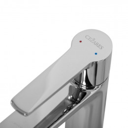 Смеситель для накладной раковины без донного клапана CEZARES LUX-LC-01-W0