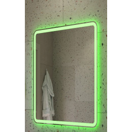 Зеркало MULTICOLORE со встроенной разноцветной подсветкой RGB и сенсорным выключателем