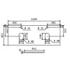 Мебель для ванной комнаты BELBAGNO KRAFT-1200 со столешницей
