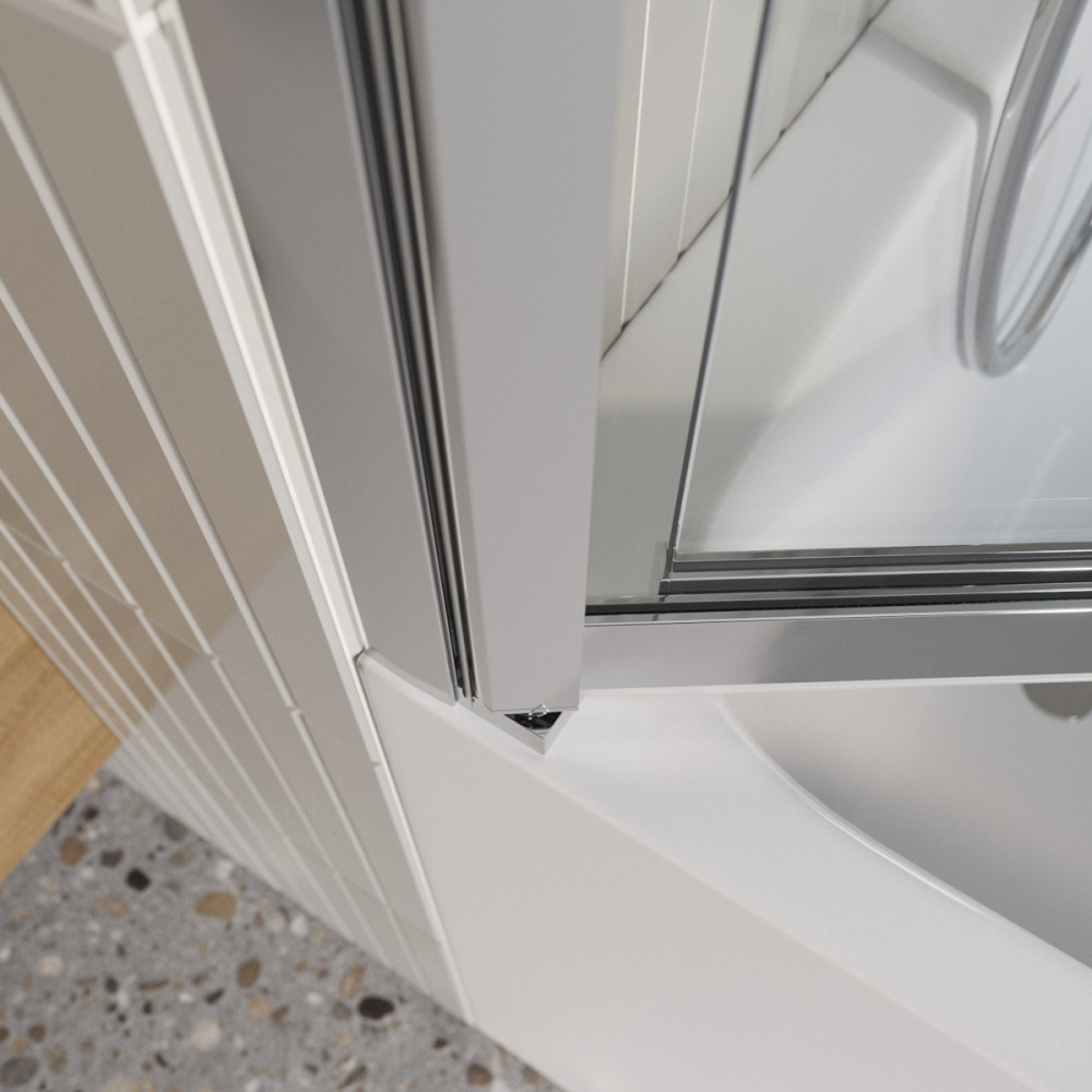 Душевая шторка на ванну BELBAGNO LUCE-VF-11