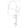 Смеситель для кухни двухрежимный BELBAGNO BB-LAM38-IN