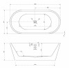 Акриловая ванна ABBER AB9203-1.6 белая