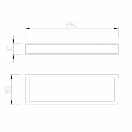 Полотенцедержатель ABBER Westen AA1753 хром