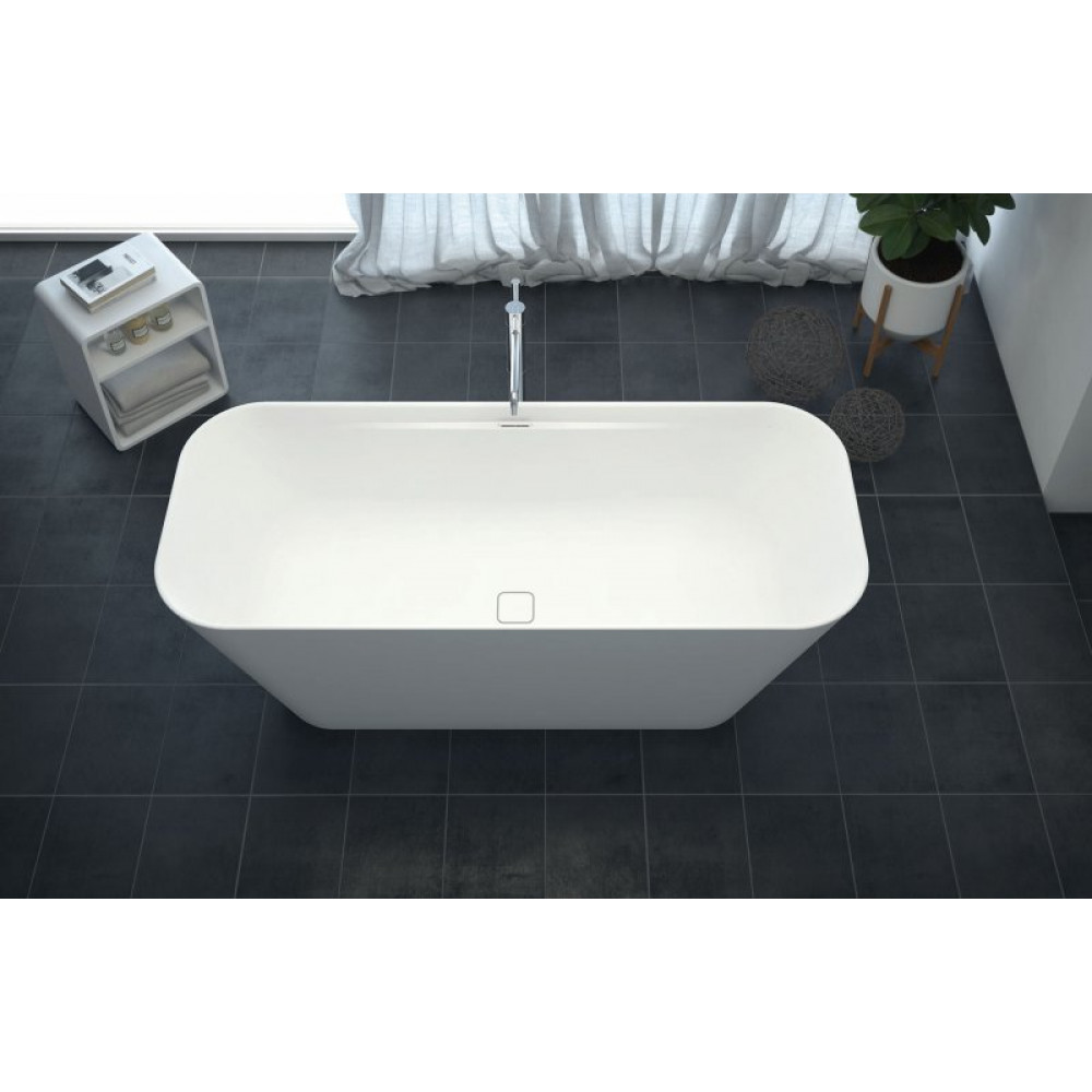 Ванна из искусственного мрамора CEZARES TITAN-SQUARE-170-70-57