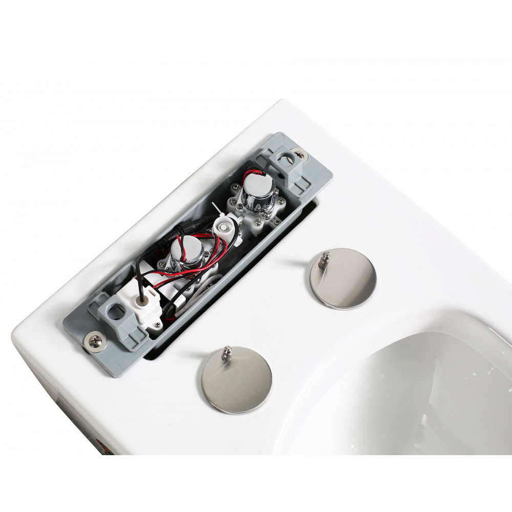 Унитаз ABBER Bequem AC1114P приставной белый с импульсным смывом