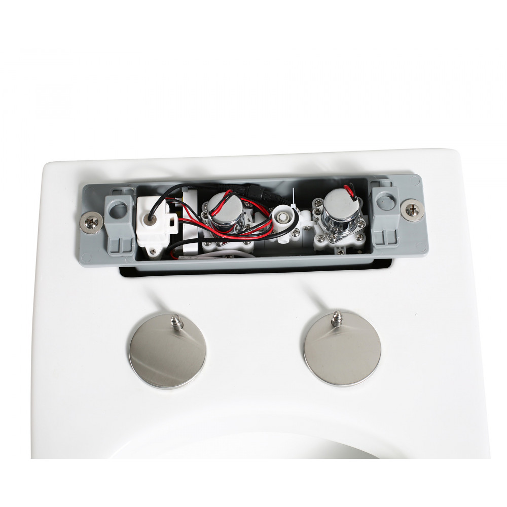 Унитаз ABBER Rechteck AC1212P приставной белый с импульсным смывом