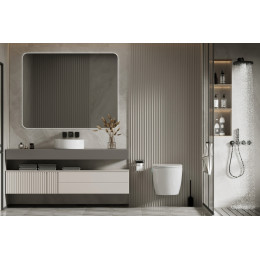 Унитаз ABBER Bequem AC1106P подвесной белый с импульсным смывом