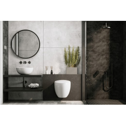 Унитаз ABBER Bequem AC1107P подвесной белый с импульсным смывом