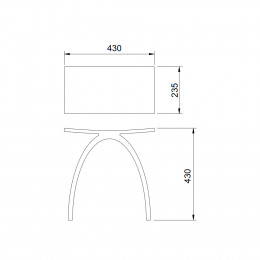 Стульчик для ванной прозрачный ABBER Kristall AT1739Aquamarin бирюзовый