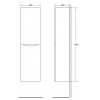 Шкаф подвесной BELBAGNO FLY-MARINO-1500