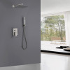 Душевая система ABBER Daheim AF8219SP скрытого монтажа без излива, сатин