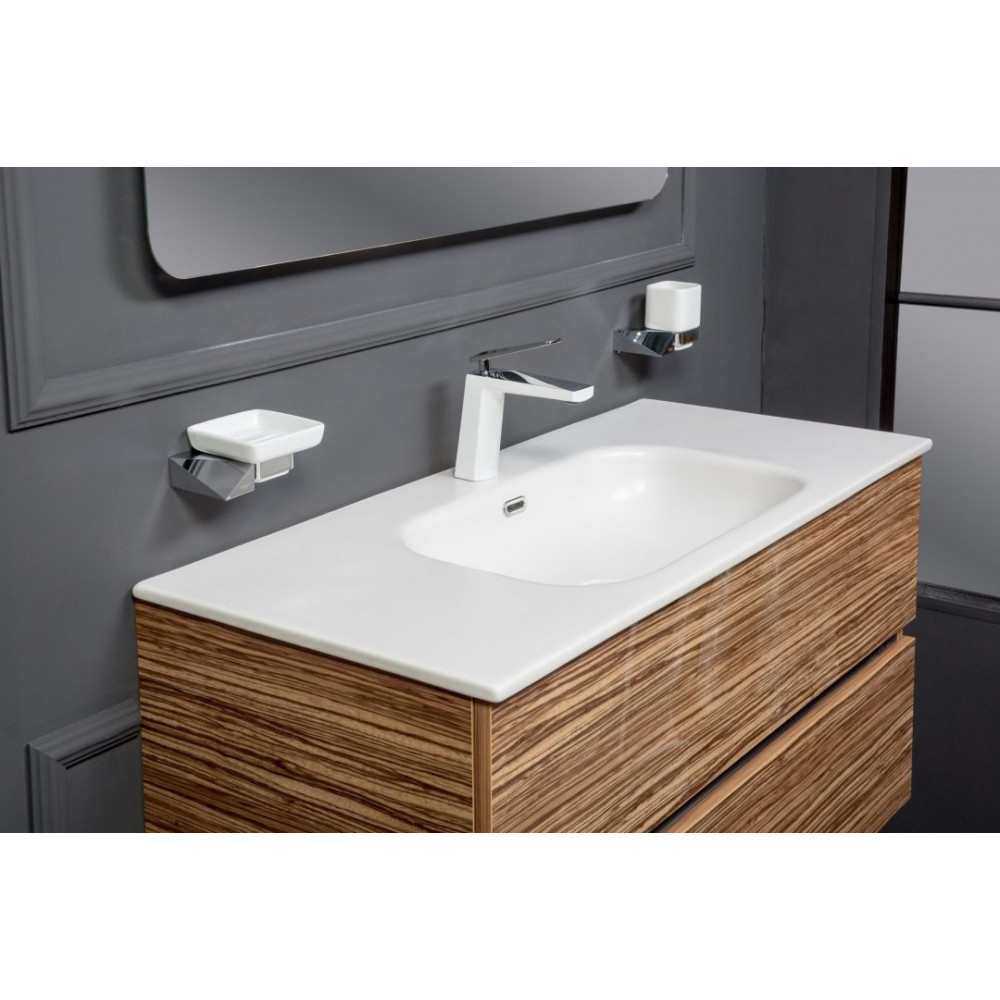 Тумба без раковины Vallessi 80*46cm ZEBRANO 2 полки
