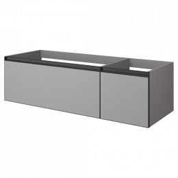 QUATRO 2 140см (100+40) тумба LUNA профиль ANTHRACITE