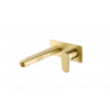 Смеситель для умывальника из стены SPECTRE Matt Gold