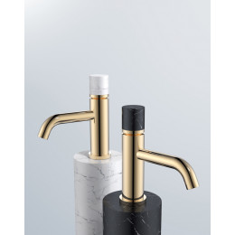 Смеситель STICK для умыв. низ. BLACK TOUCH GOLD_Комплект