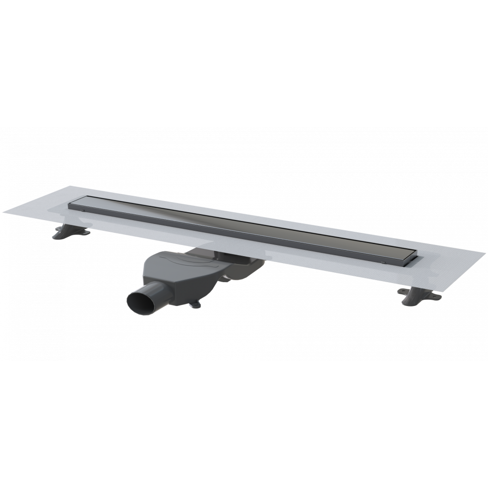 Душевой лоток Premium Linear 80см, нерж.сталь GUN METAL